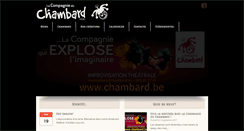 Desktop Screenshot of chambard.be