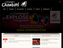 Tablet Screenshot of chambard.be